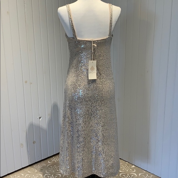 Chiara Naninni Italian gold sequin dress - Picture 2 of 4